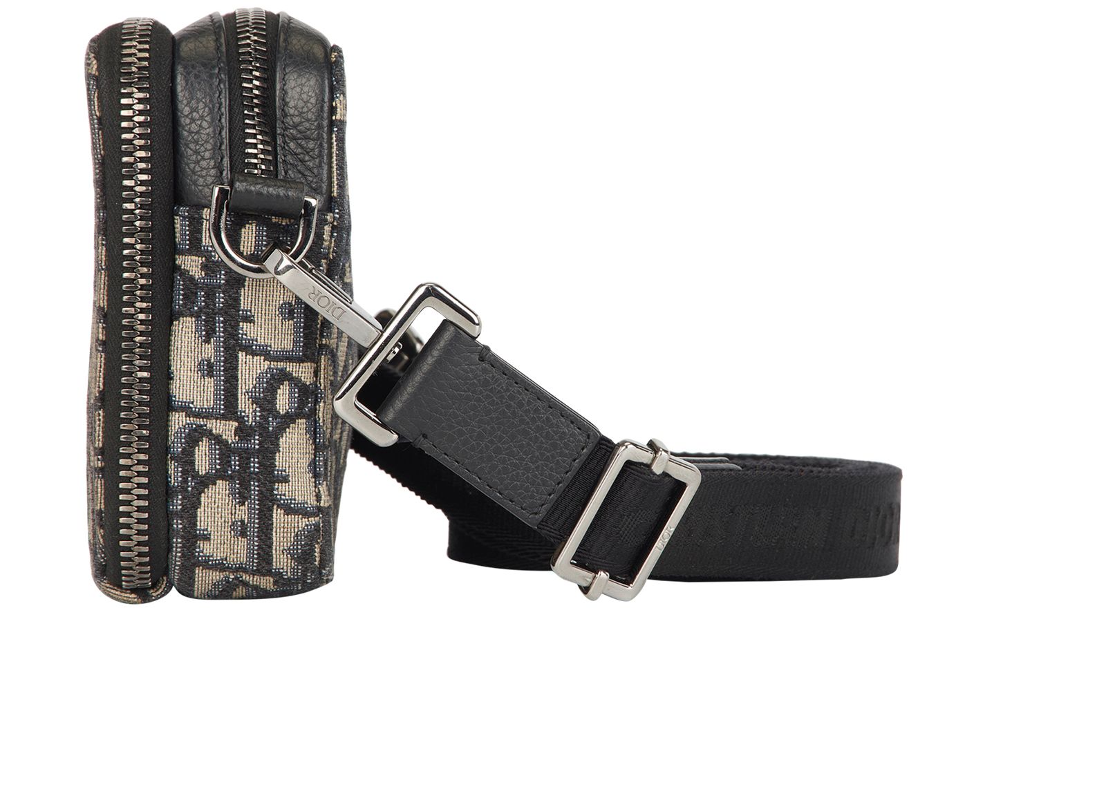 Oblique Double Zip Crossbody Bag, Christian Dior Designer Exchange